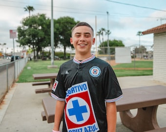 Cruz Azul 1997 Champions Soccer Jersey By MadStrange 3rd (Black)