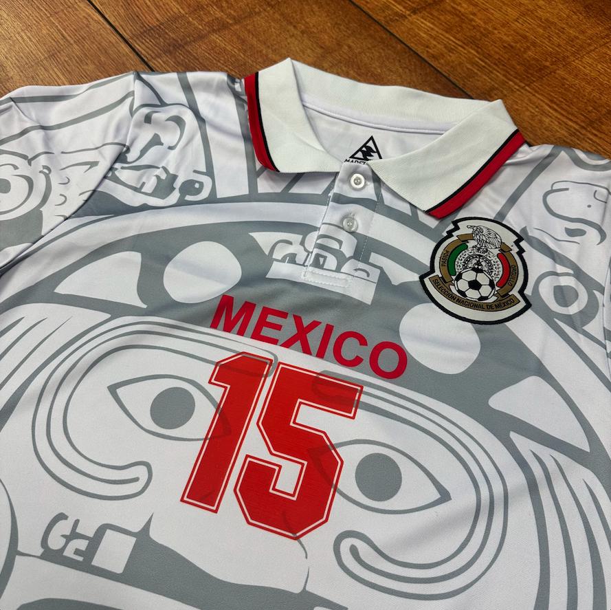 Hernandez #15 Madstrange Mexico Soccer Jersey 1998 (white