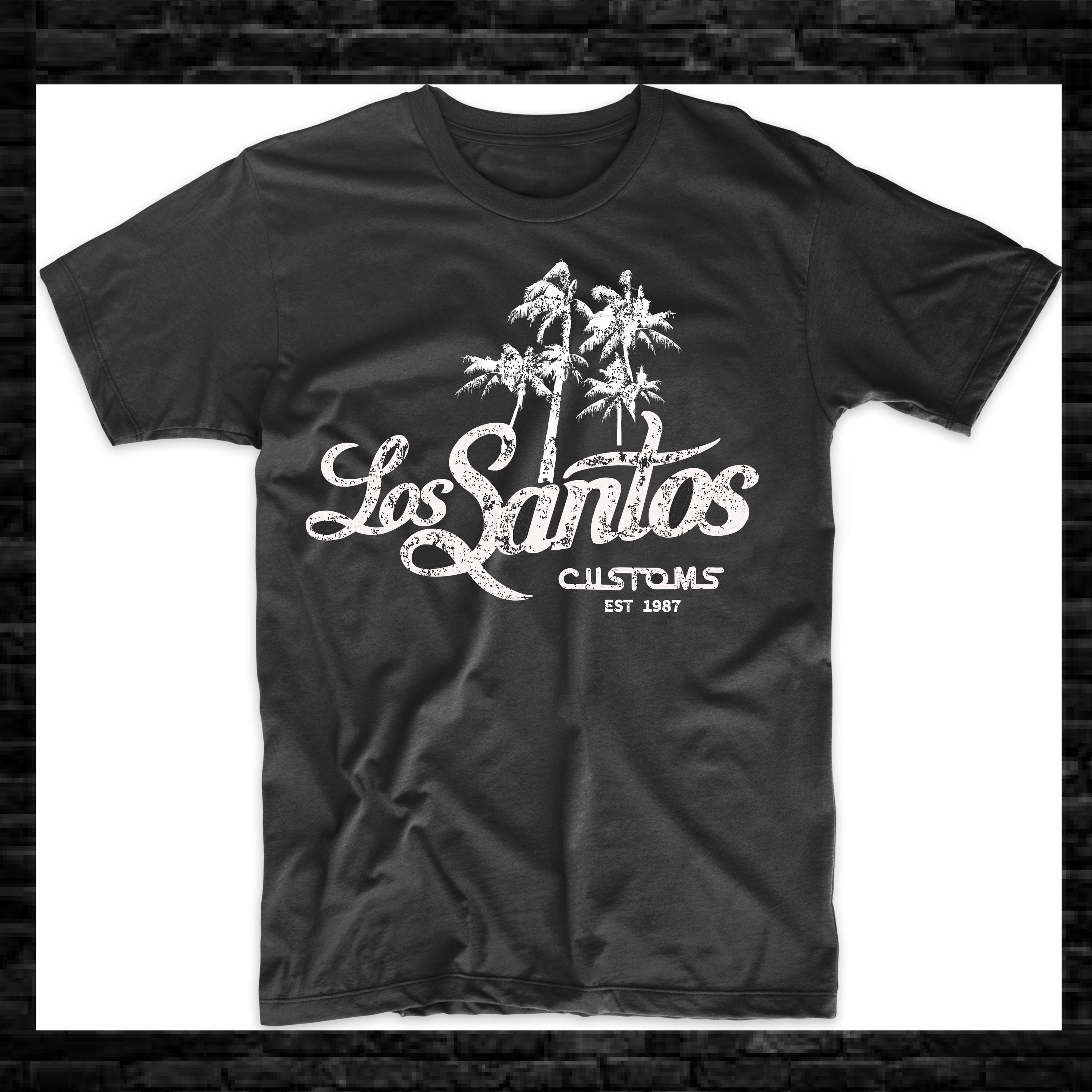 Los Santos Customs Neon Essential T-Shirt for Sale by Power Up Prints