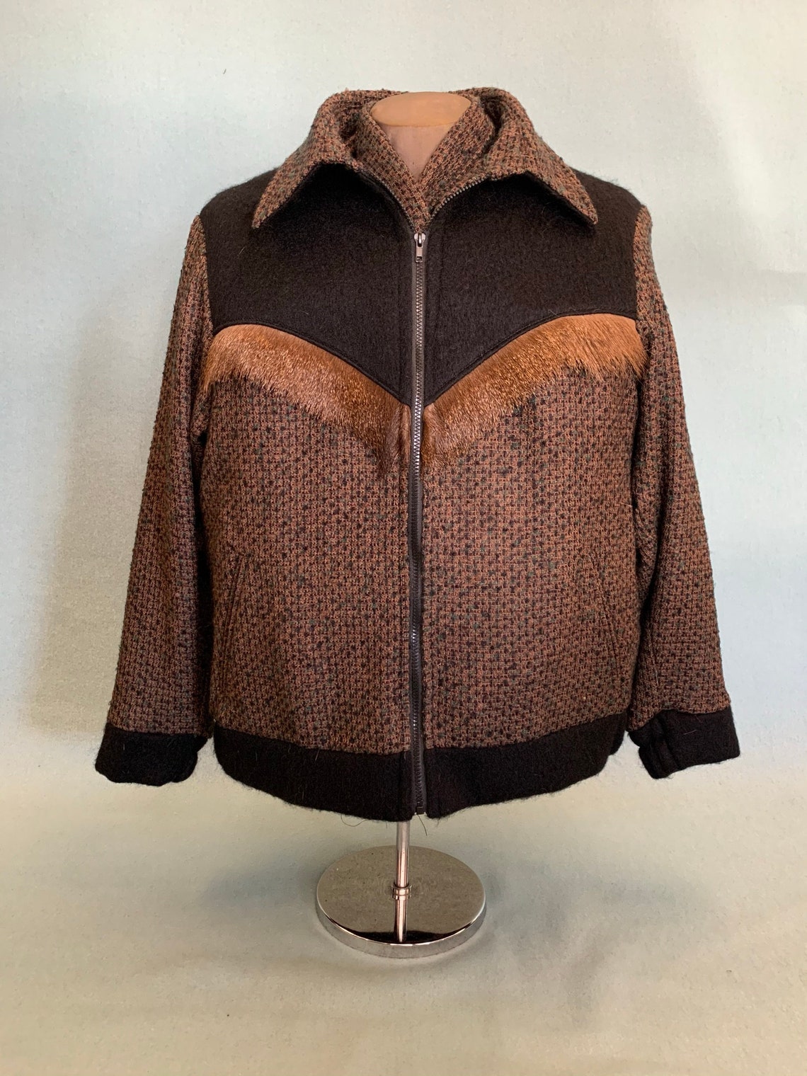 Mohair Jacket Men's Mohair Jacket Deer Skin Jacket Etsy