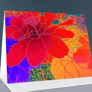 Psychedelia Sommer Limited Edition Kunstkarten, Kunstkarte, Karten für jeden Anlass, POP-Design, für alle Anlässe: Liebhaber, Partner, Freunde usw.