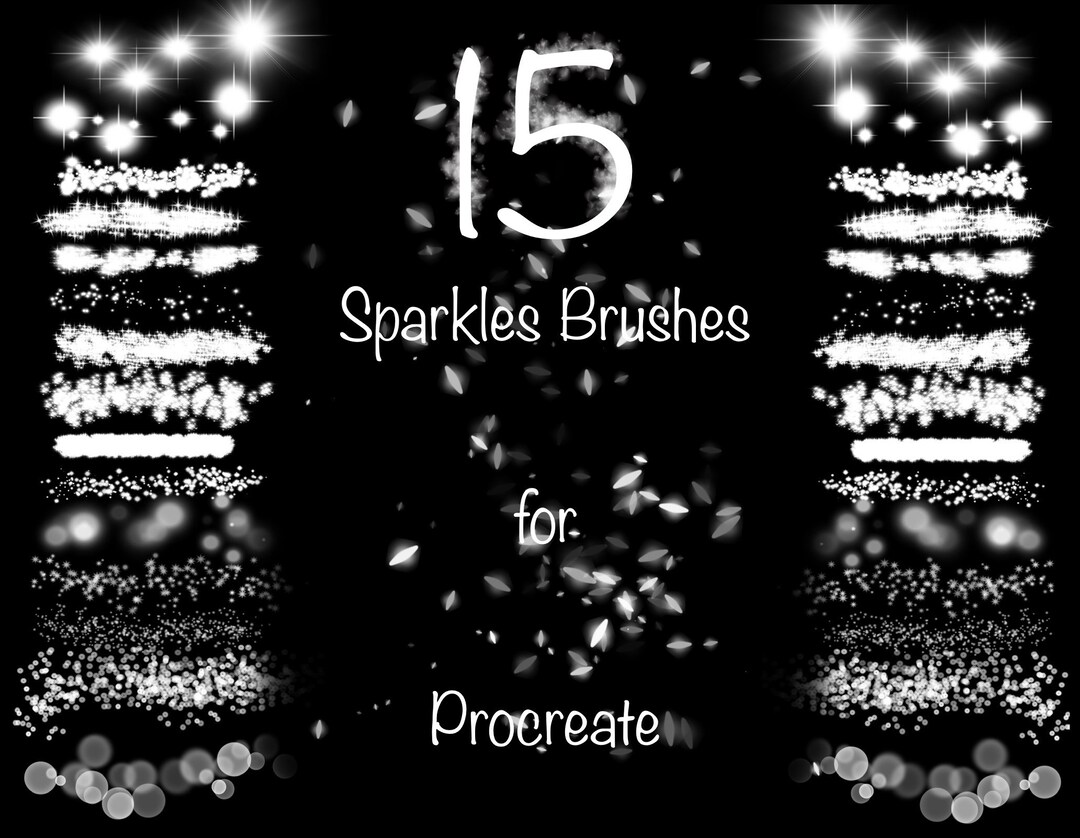 15 Procreate Sparkles Brushes Etsy