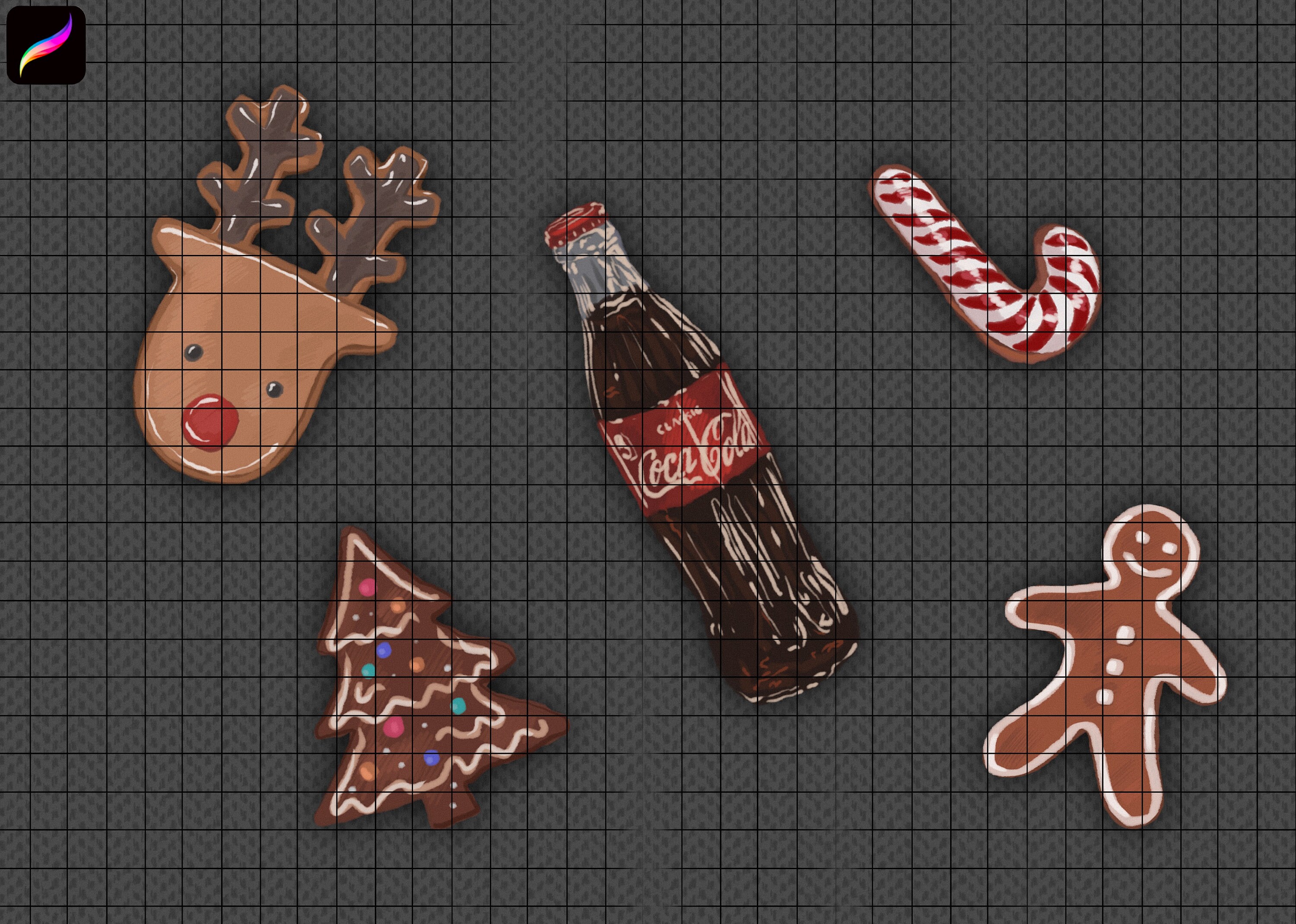 Christmas Brushes for Procreate - Etsy