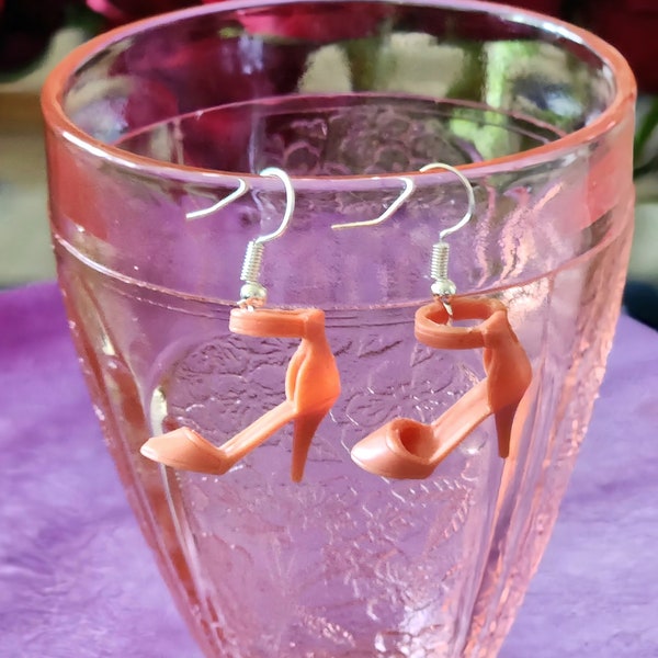 Boucles d'oreilles chaussures Barbie