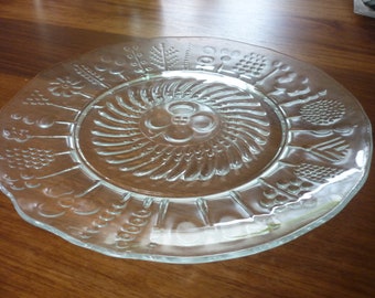 Nuutajärvi Notsjö iittala Arabia Finland Vintage Flora Glas Servierplatte Oiva Toikka Made in Finland