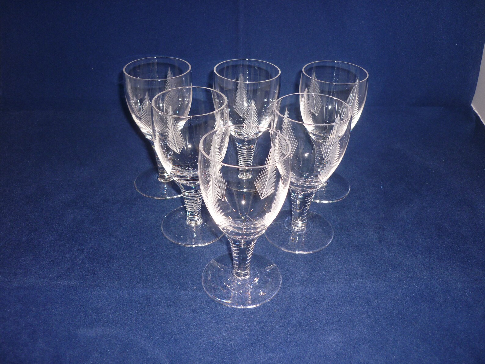 STUART Crystal 6 Woodchester or Fern Port or Sherry Glasses Etsy