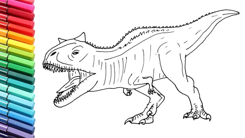 40 Dinosaur Coloring Pages - Etsy