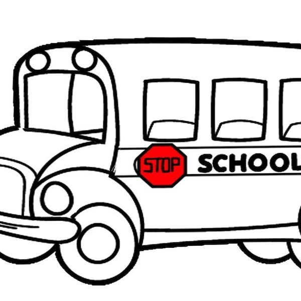 32 Bus Coloring Pages