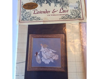 Lavender And Lace Cross Stitch Pattern Lot