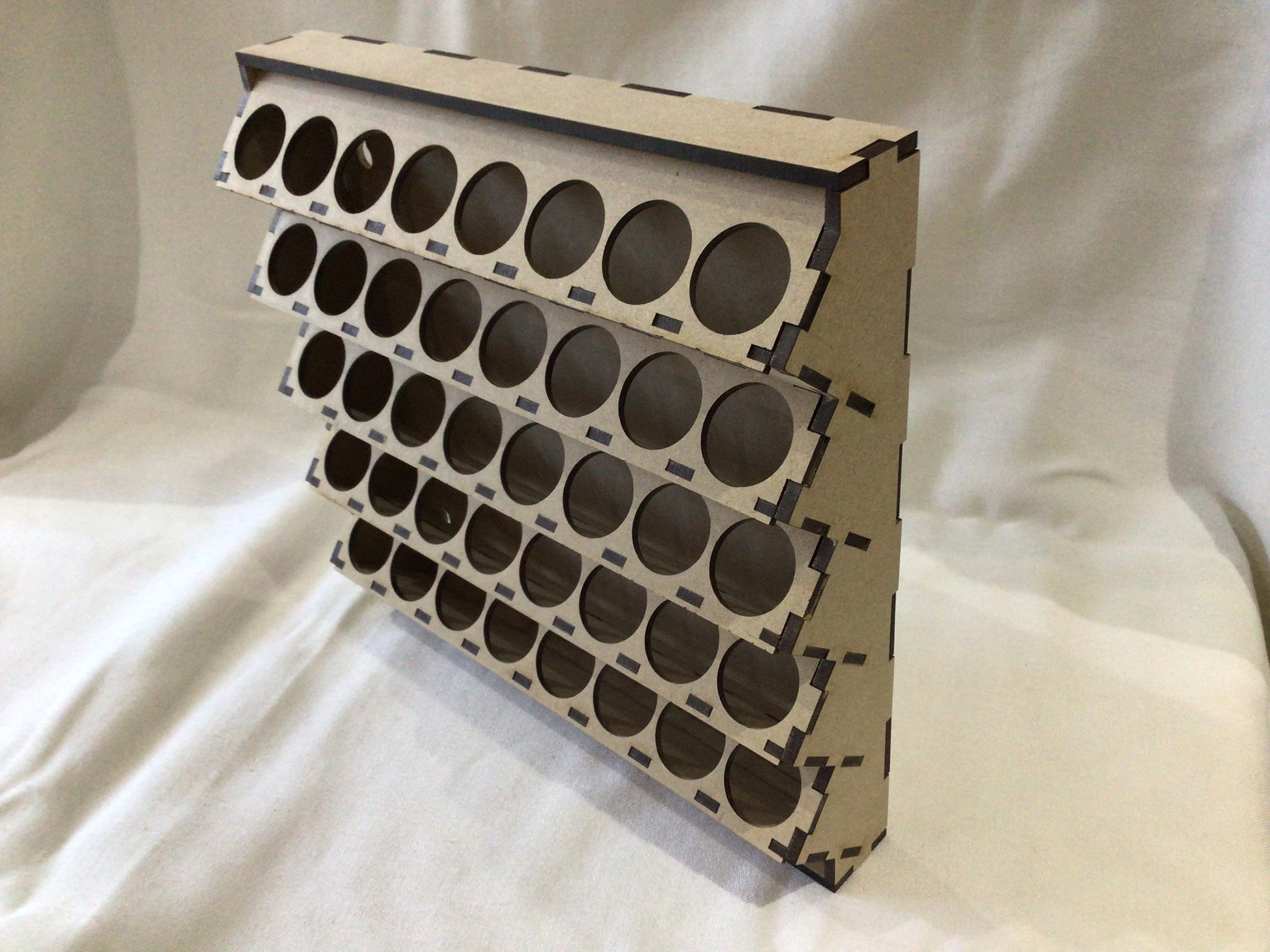 Wall Mounted Space Saving Paint Rack Cabinet With 36mm Holes - Etsy UK