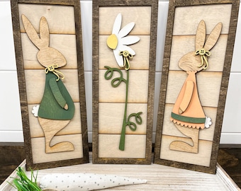 Easter sign, Easter bunny, Peter rabbit, home decor, Easter decor, spring sign