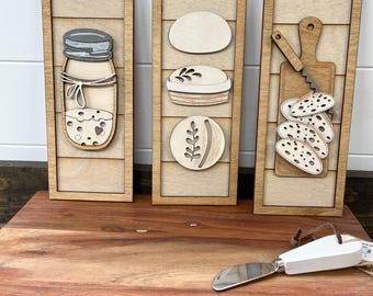 Sourdough bread signs, sourdough starter, sourdough dealer, kitchen decor