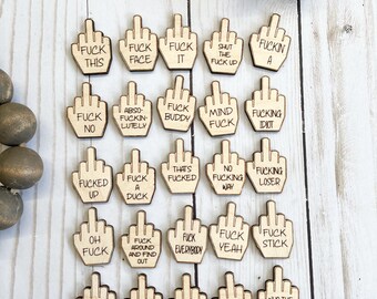Fuck you tokens, adult humor, middle finger tokens, gift idea