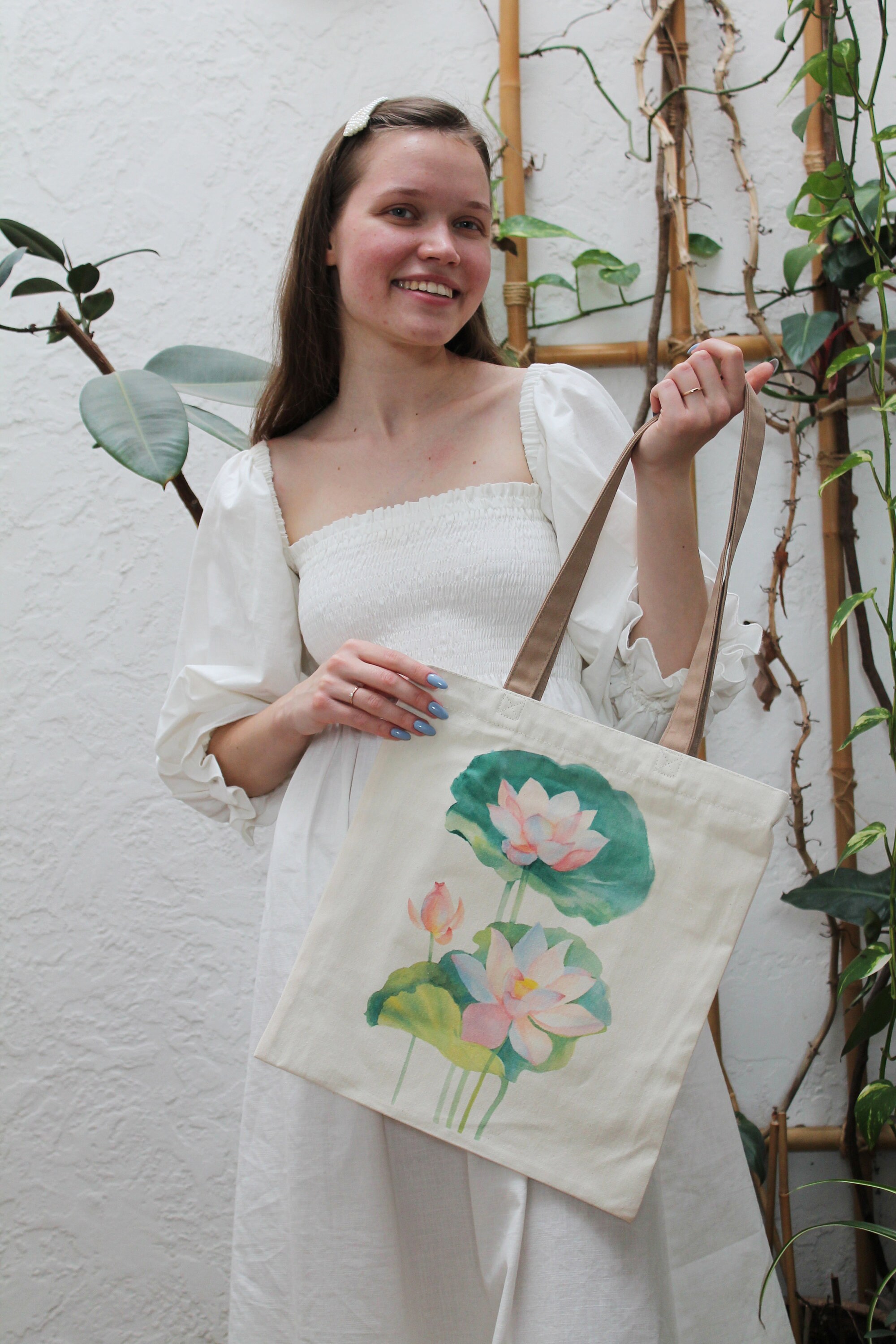 3 Tote Bags Bundle, Custom Tote Bags, Personalized Gift, Cotton Eco