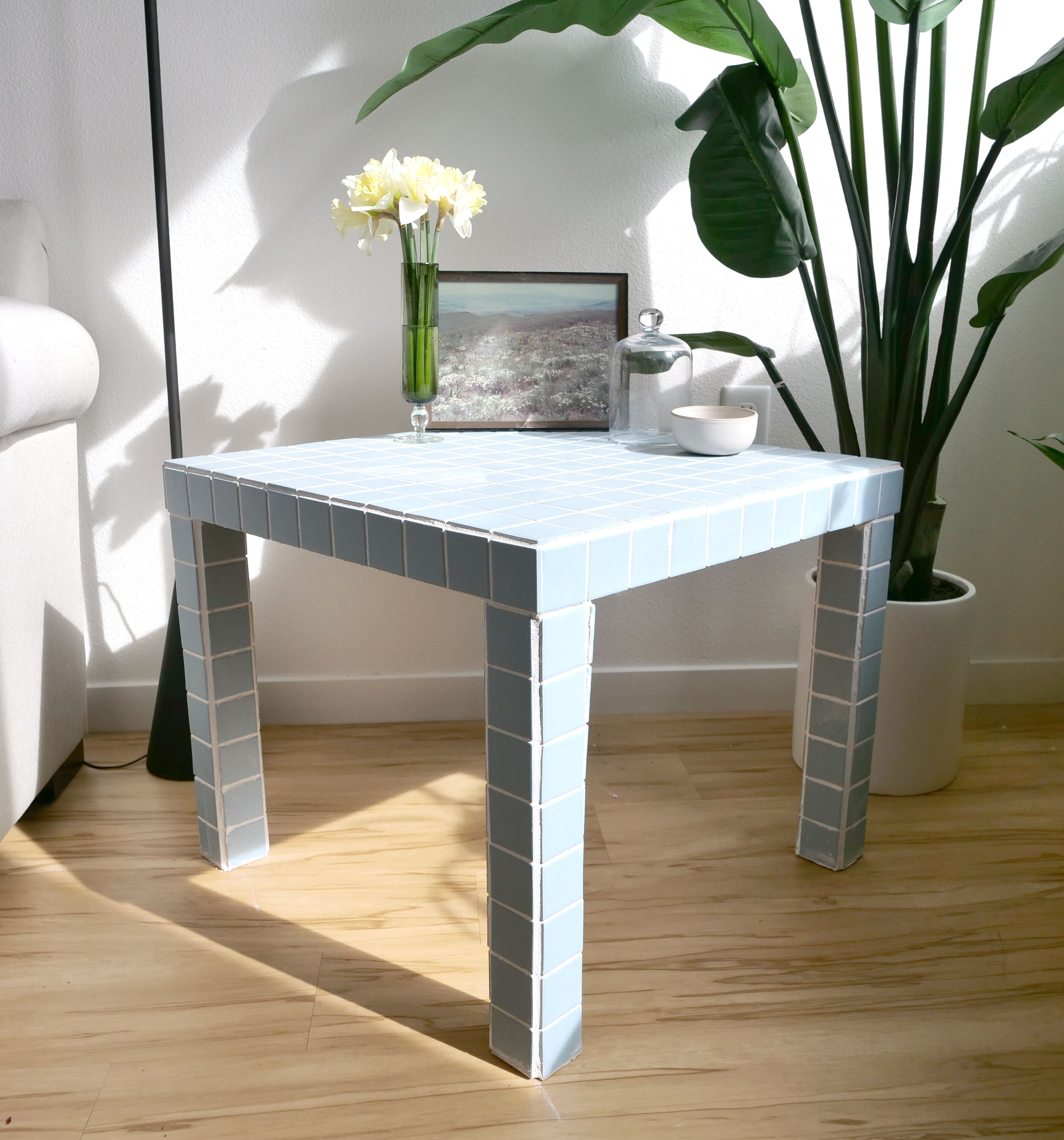The Viral TikTok Tile Table Here's How To Make It IKEA