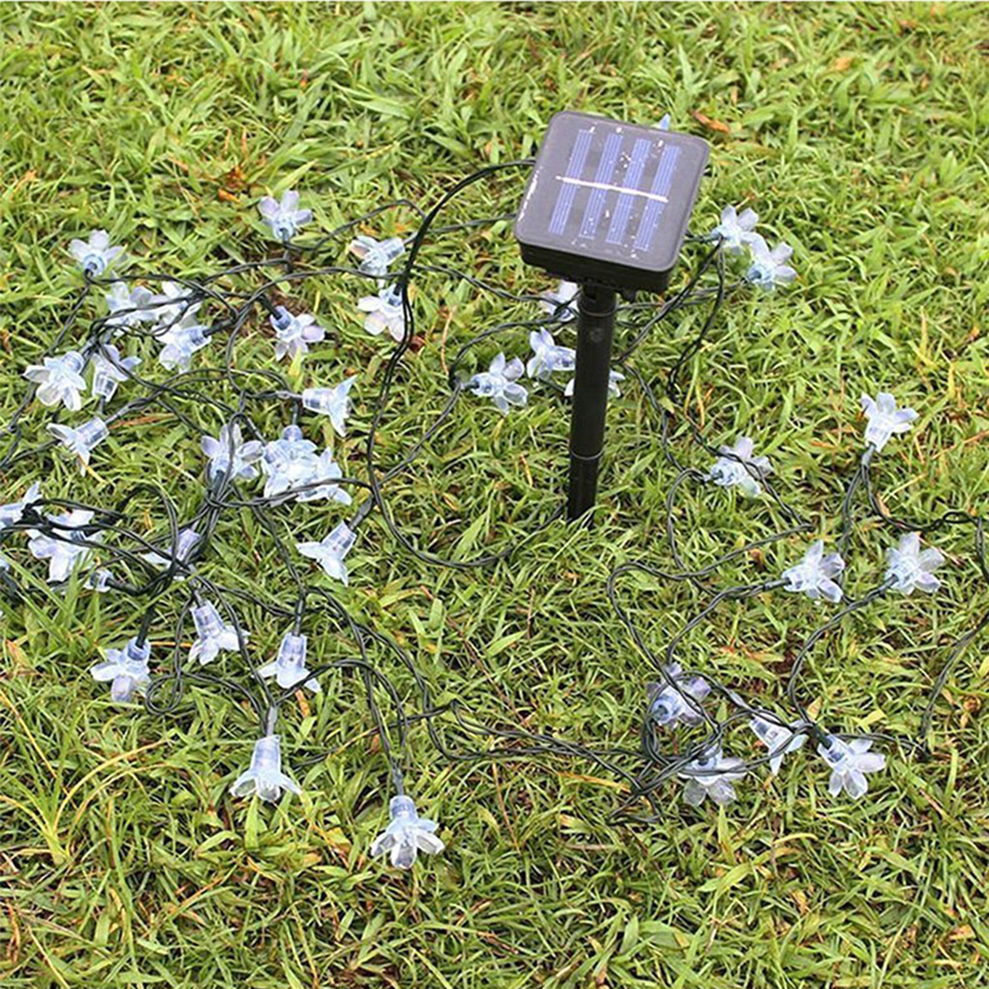 Solar String Lights 20ft 50Leds Waterproof Solar Garden | Etsy