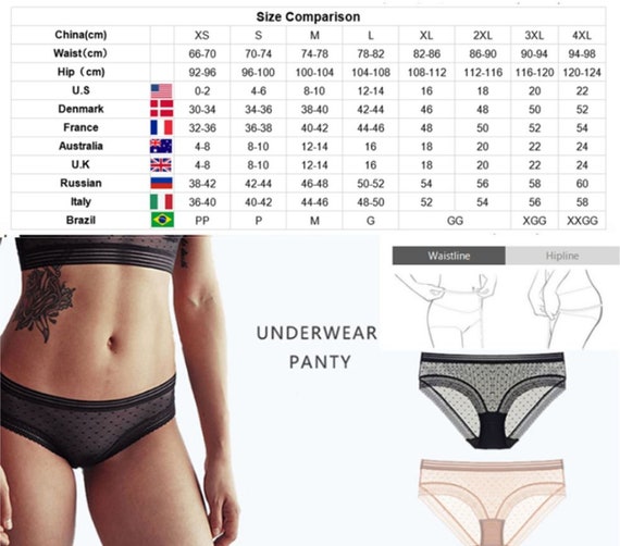 Pure 100% Organic Cotton Lace Panties. Sustainable Womens