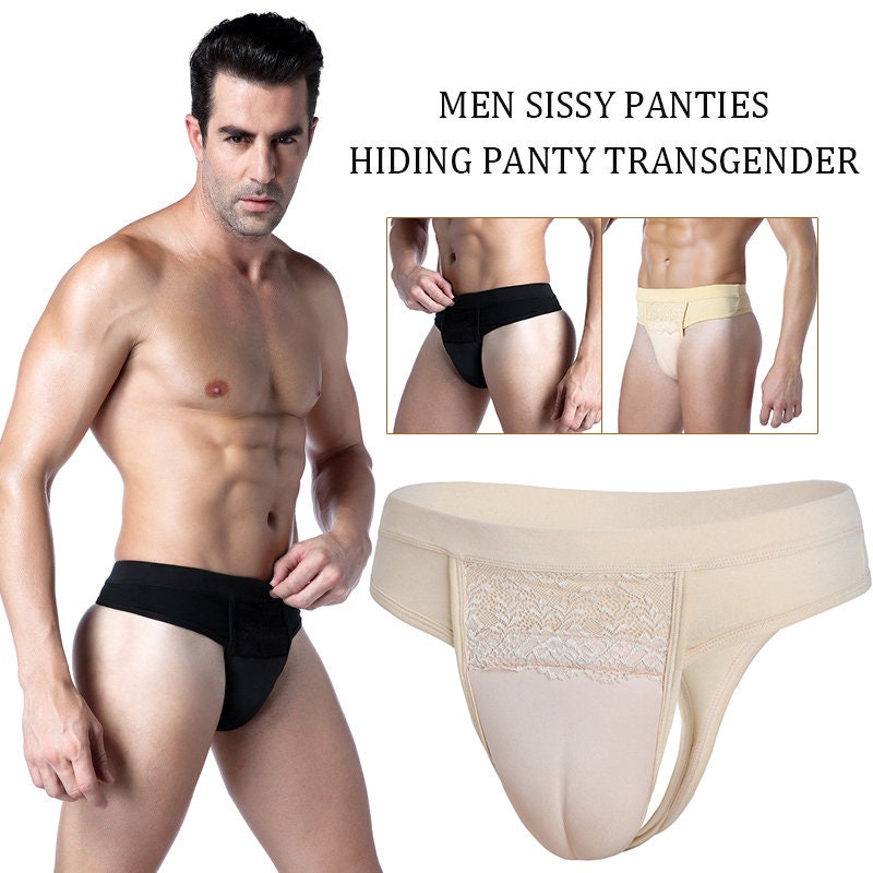 Camel Toe Panties With SILICONE Front For Men! Crossdresser, Transgender,  Drag