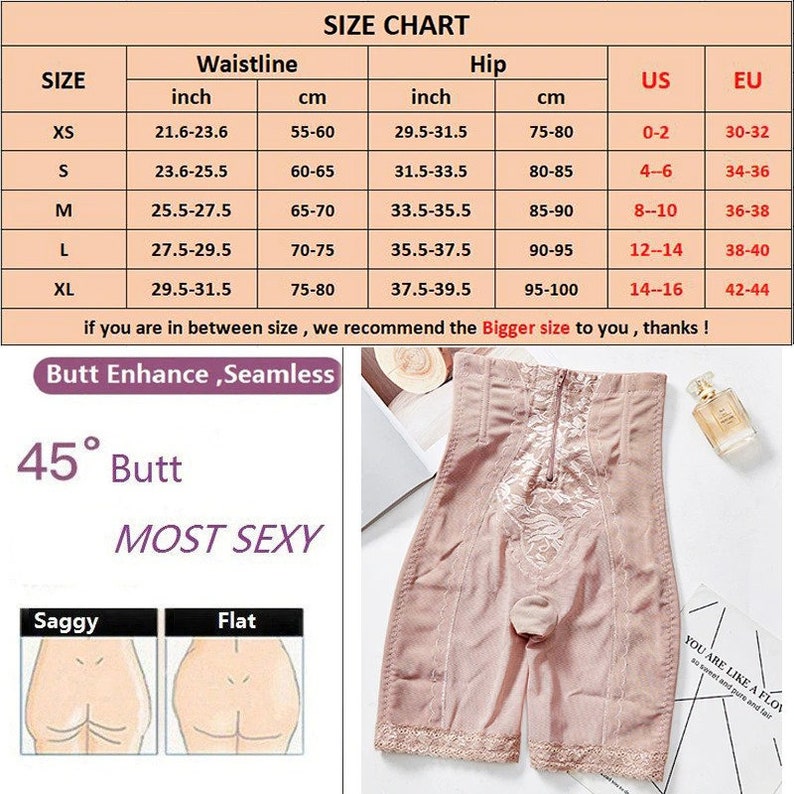 Butt Lifter Pantaloni Donna Shapers Imbottito Butt Lifter Culo Finto Intimo Senza Cuciture Vita Alta Pancia Shaper Butt Lift Slip Hip Mutandine-A,S