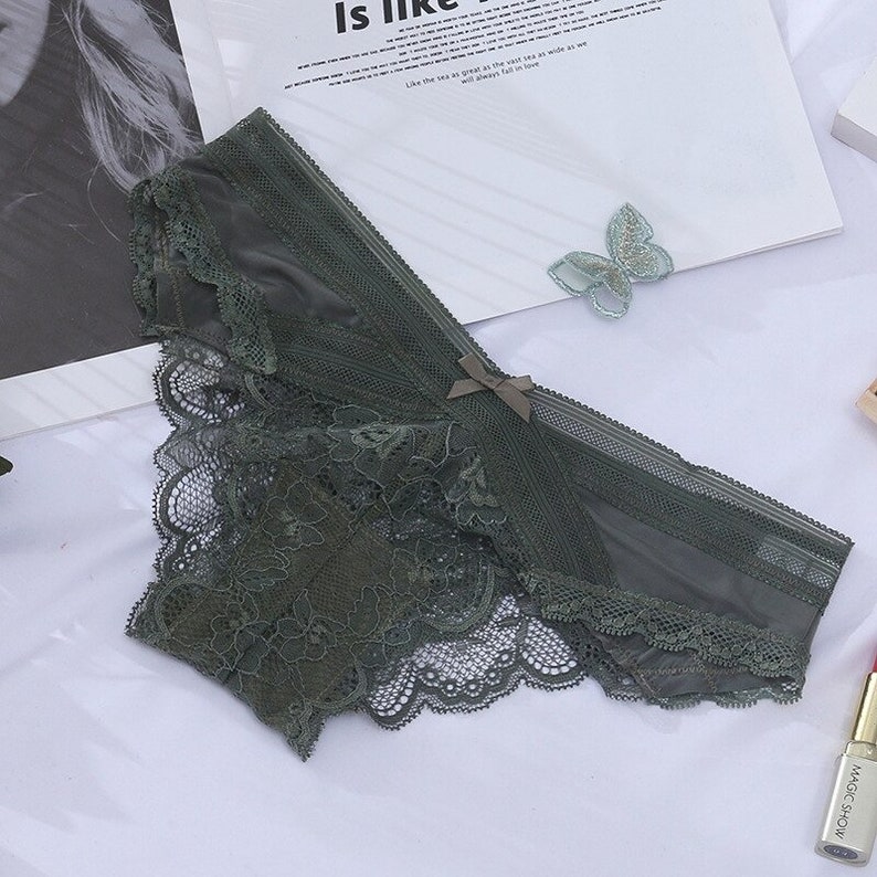 Pure 100 Organic Cotton Lace Panties. Sustainable Womens Etsy