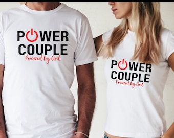 Power Couple | Powered by God Pullover Short Sleeve Shirt