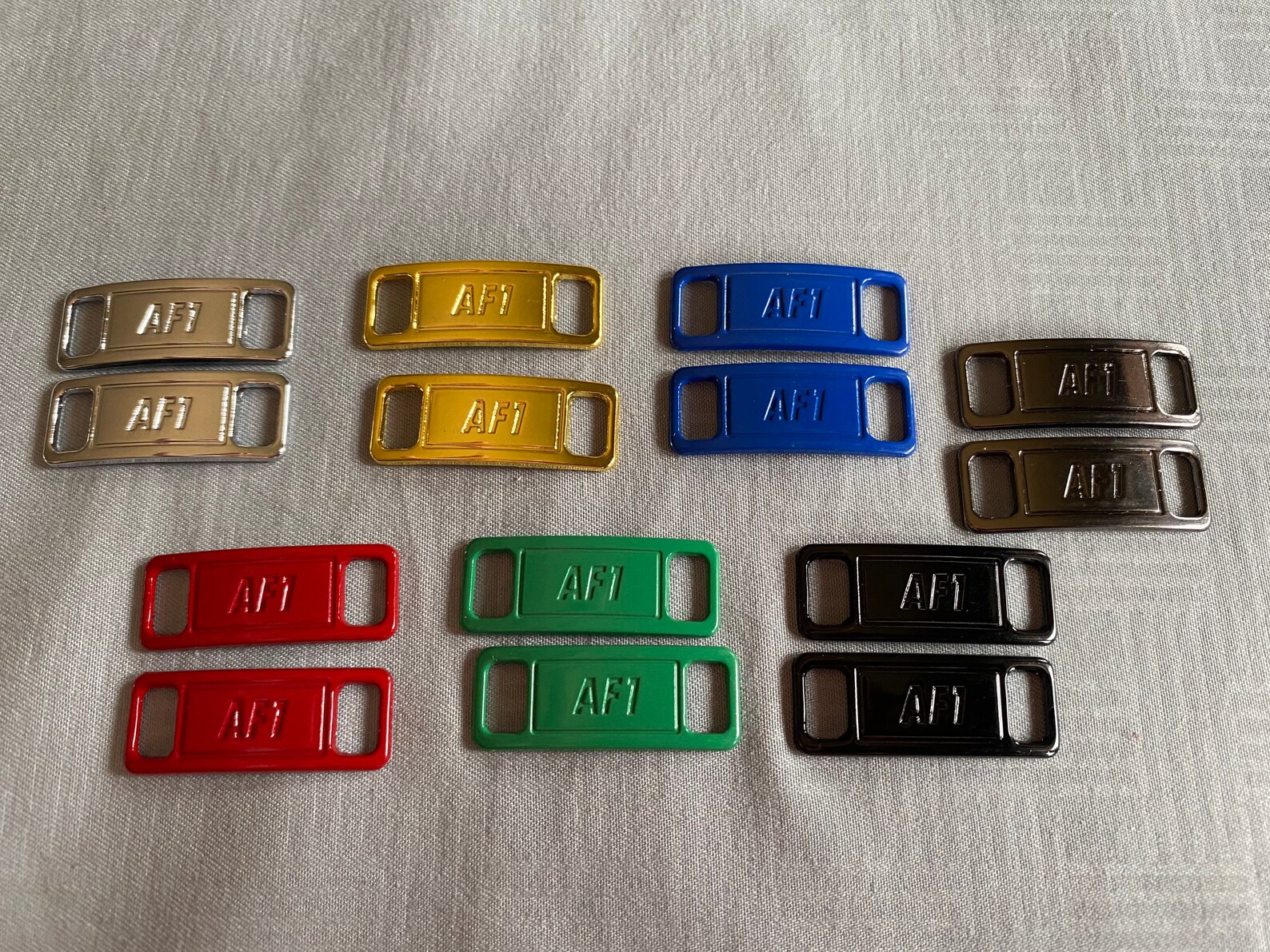af1 silver tag
