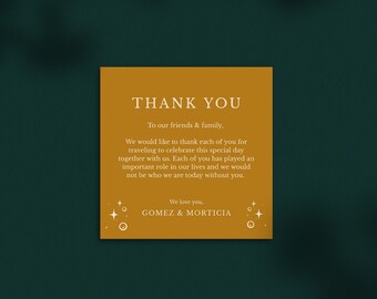 DIY Printable Halloween Wedding Thank You Unique Till Death Spooky Suite Customizable Template