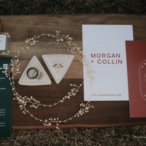 DIY Printable Modern Boho Pocket Wedding Invitation Set Unique Star-crossed Suite Customizable Template image 8
