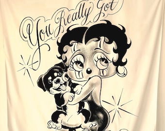 Lux Rosa 'You Really Got A Hold On Me' Betty Photography Backdrop 2000s 90s Star Shots Airbrush Airbrushed Background