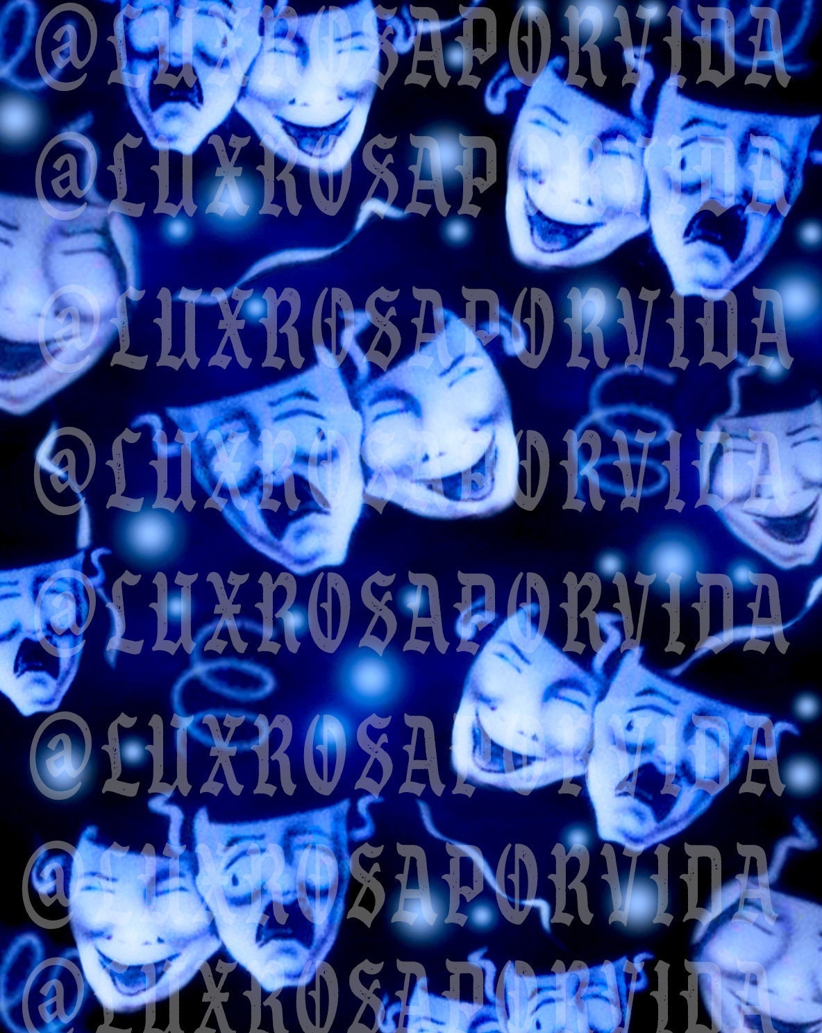 Lux Rosa Airbrushed 'good Times Bad Times' Blue Early - Etsy UK Lux Rosa Airbrushed 'good Times Bad Times' Blue Early - Etsy UK