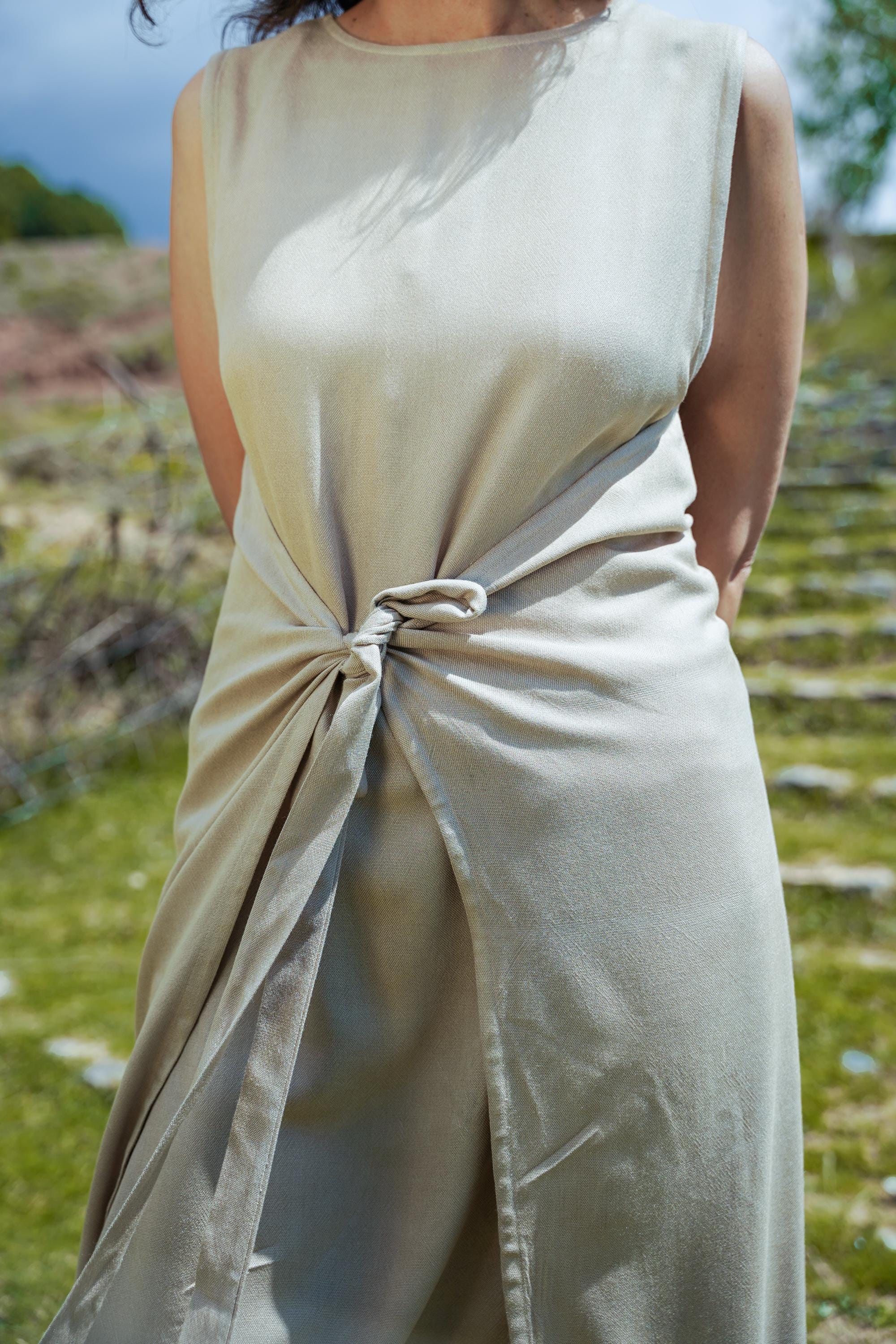 the white lotus cotton wrap dress The Lotus Dress in White 0 / White