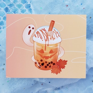 Miniprint van 4 x 5 inch - bubbelthee