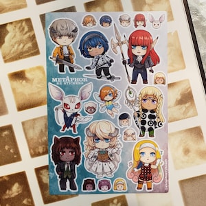Metaphor Sticker Sheet - Weatherproof Vinyl