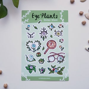 EyexPlants Sticker Sheet - Weatherproof Vinyl