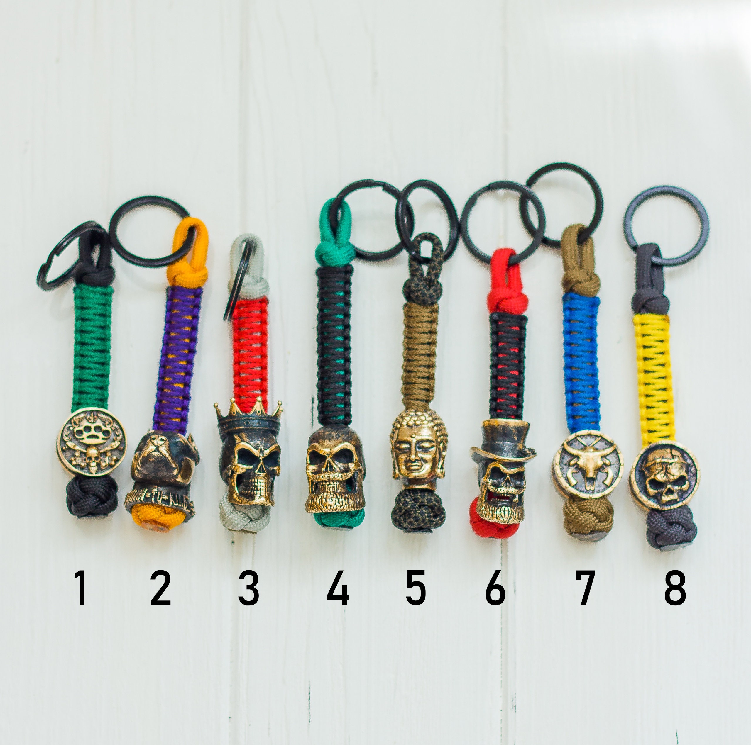 Paracord keychain edc Keychain key fob paracord edc custom Etsy