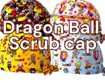 Dragon Ball cotton scrub cap, multi-purpose cap, reusable, customizable