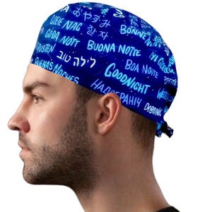 Gorro bloque Gorro médico anestesia algodón 3 tallas, pelo corto o largo, gorro médico, gorro enfermera calot gorro cirujano