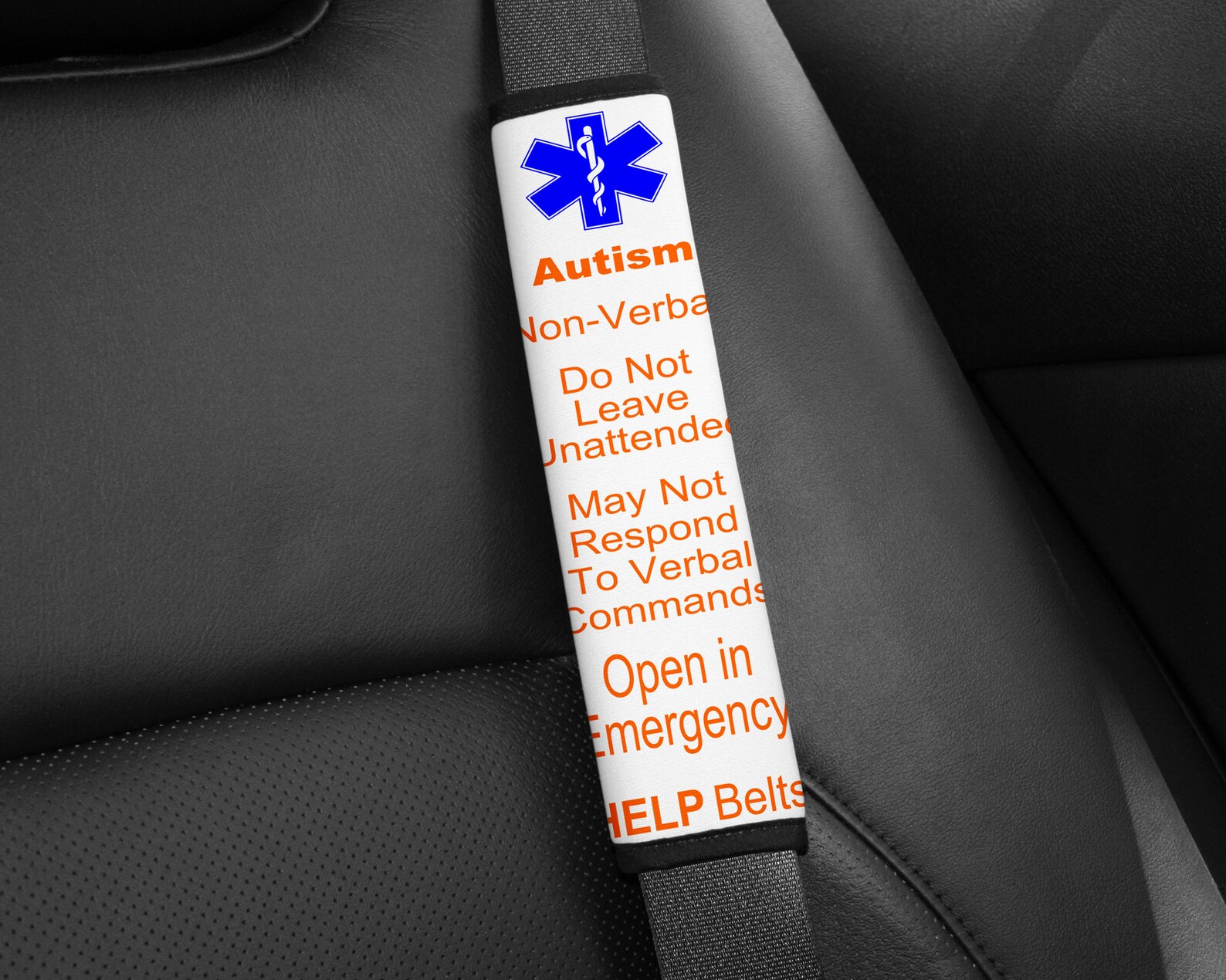Autism Awareness Seat Belt Cover Wrap Etsy