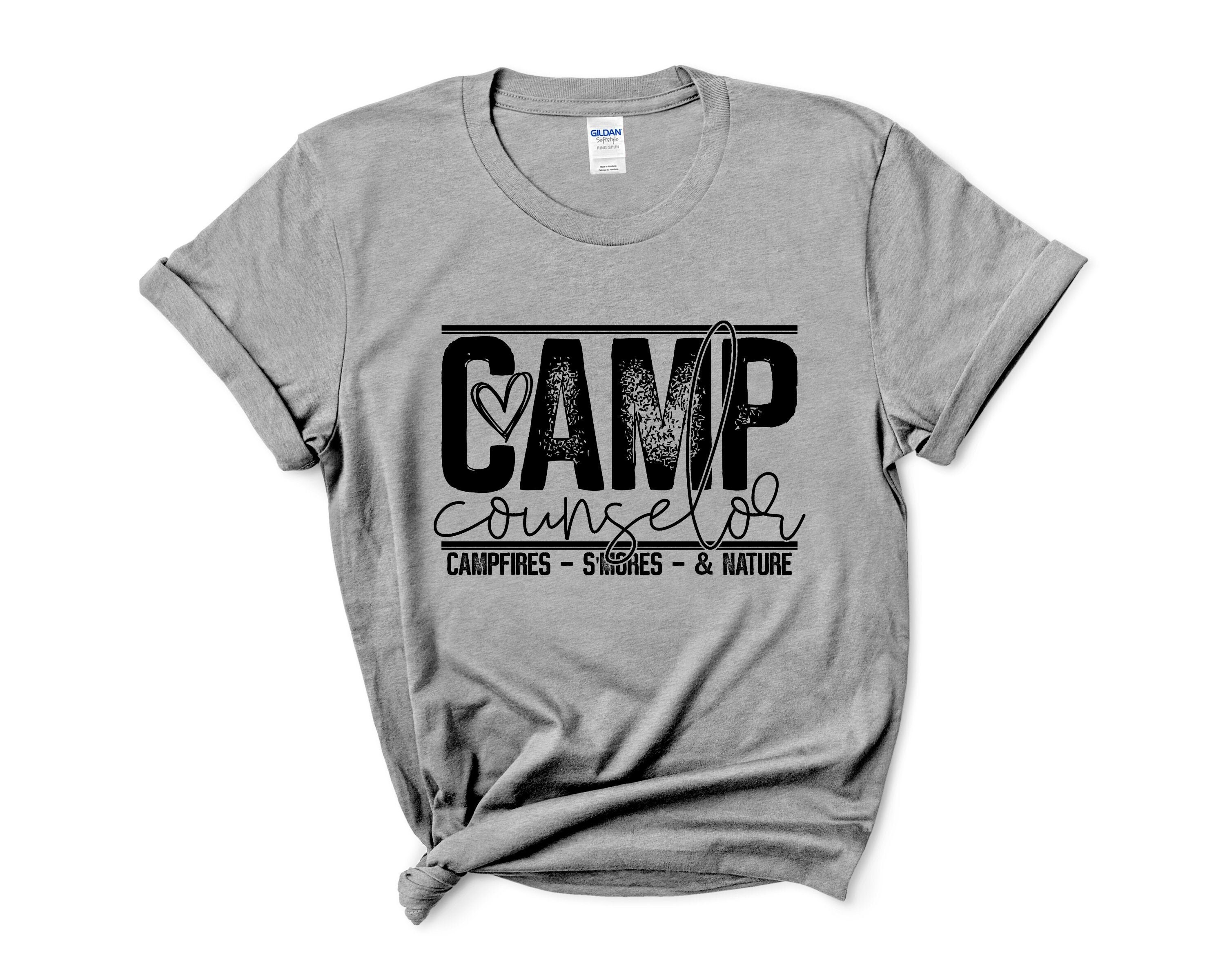 Camp Counselor Short Sleeve Shirt summer lake Life beach Etsy