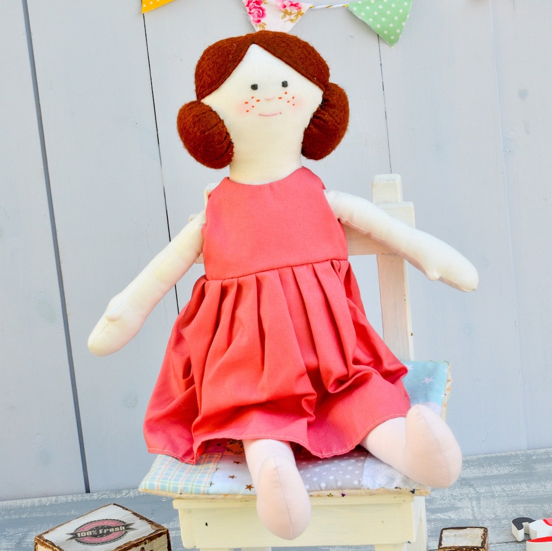 Handmade Doll Baby Doll First Birthday Gift Plush Doll Etsy