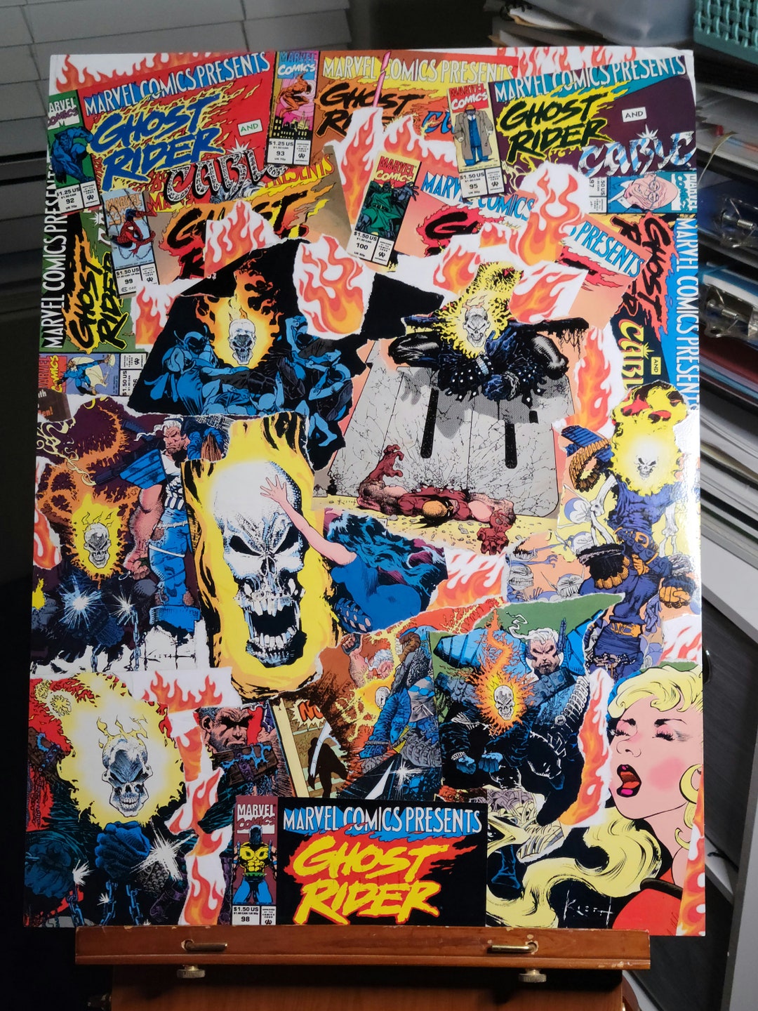 Ghost Rider Panel GHOST RIDER Marvel Comics Presents Popc Panel is HERE Comic - Etsy