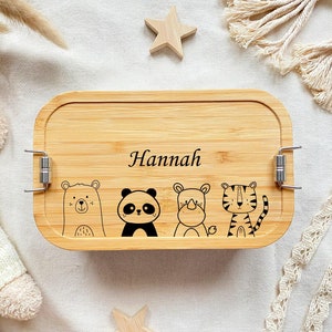 Lunchbox personalisiert, Brotdose Kinder, Brotdose, Edelstahl Brotdose, personalisiert, Geschenk personalisiert, Kinder Geschenk