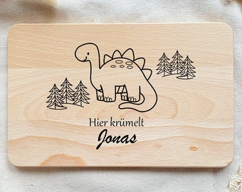 Frühstücksbrettchen Kinder, Baby Geschenk, Brettchen personalisiert, Geburtstagsgeschenk, Holzbrett mit Gravur, Frühstücksbrett,Taufgeschenk