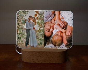 Fotocadeau, verjaardagscadeau moeder, terug naar schoolcadeau, fotolamp, jubileumcadeau voor hem, cadeau voor vriendin, cadeau voor papa