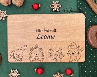 Planche petit-déjeuner enfant, cadeau bébé, planche personnalisée, cadeau anniversaire, planche en bois avec gravure, planche petit-déjeuner personnalisée