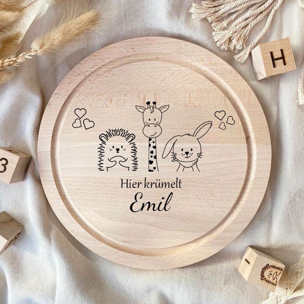 Snijplank, gepersonaliseerde plank, gepersonaliseerd babycadeau, kindercadeau, gepersonaliseerde ontbijtplank, kindersnijplank