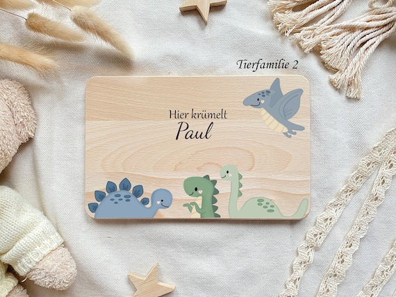 Frühstücksbrettchen Kinder, Baby Geschenk, Brettchen personalisiert, Geburtstagsgeschenk, Holzbrett mit Gravur, Frühstücksbrett,Taufgeschenk
