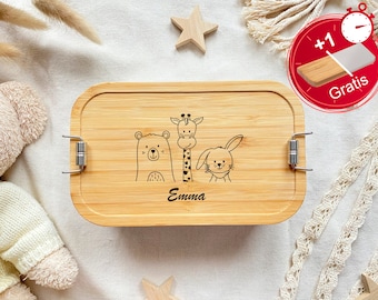 Lunchbox personalisiert, Brotdose Kinder, Brotdose, Edelstahl Brotdose, personalisiert, Geschenk personalisiert, Kinder Geschenk