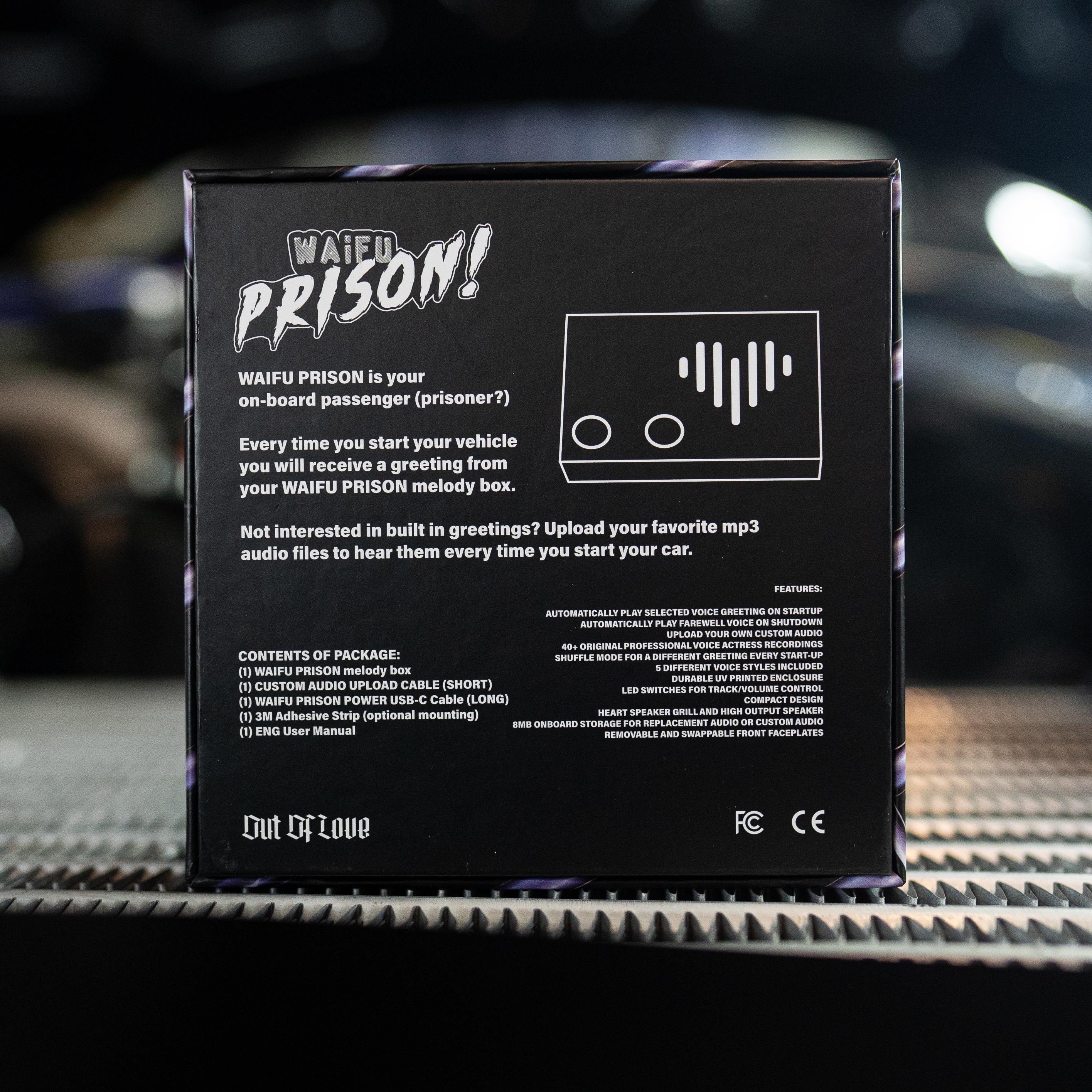 Waifu Prison Car Start-up Greeting Box - Etsy