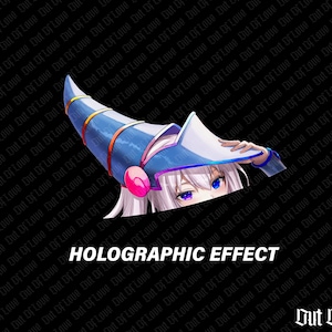 Dark Magician Girl Aika holographic Anime Peeker Sticker